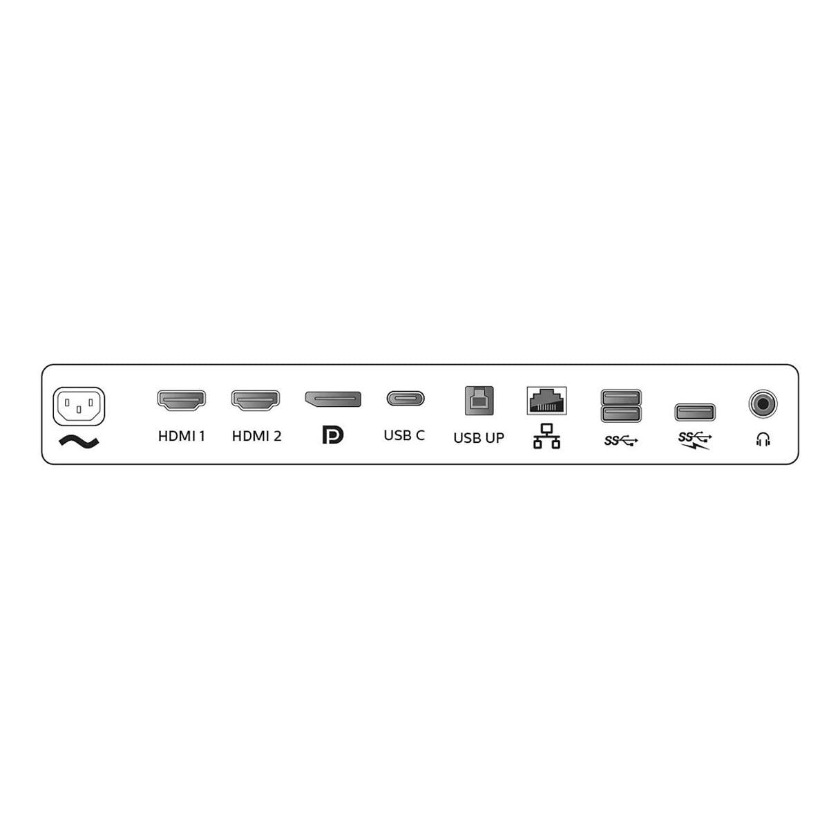 Philips Brilliance 499P9H 48.8 Inch (121 Cm) Wled Lcd Monitor - 32:9-5 Ms Gtg (X1440)