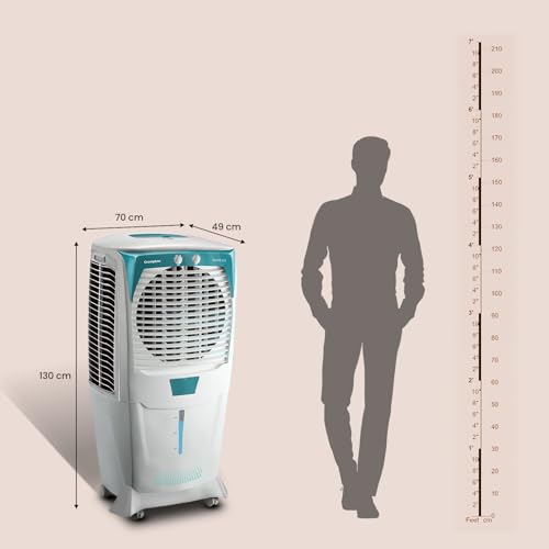 Crompton Ozone 88 Litres Desert Air Cooler for home | Large & Easy Clean Ice Chamber | 4-Way Air Deflection | High Density Honeycomb Pads | Everlast Pump | Auto Fill
