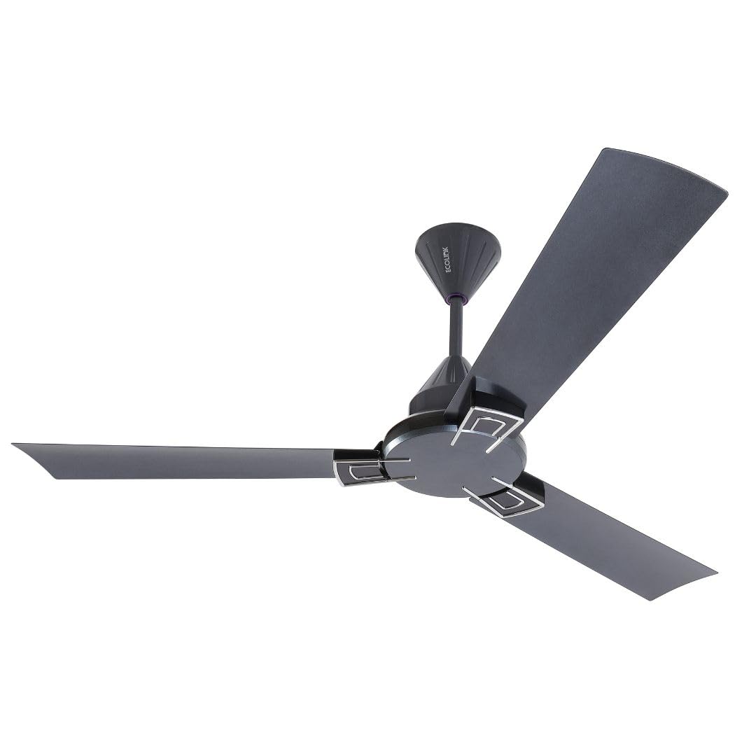 EcoLink AiroSleek 1200 mm Decorative Ceiling Fan | 1 Star (Silver Mist)-6