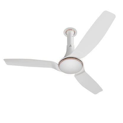NNEX Dryft A90 1200 mm | BEE star Rated Premium Ceiling Fan | 20% Higher Air Thrust* | Airfluence™ ABS Blades For Low Noise | Adjustable Downrod | 2-Yr Warranty | Free Installation | Slate Gold