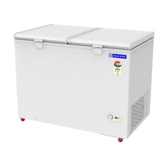Blue Star HT4-N350, 350 Liter Hard Top Double Door Deep Freezer (310 Liter, White, 4-star)