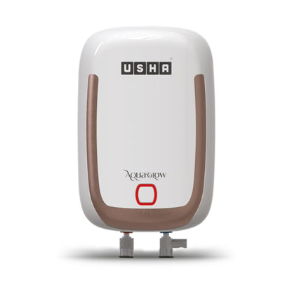 USHA IWH AQUAGLOW 3L 3KW WHITE, With Free Installation and Connection Pipes