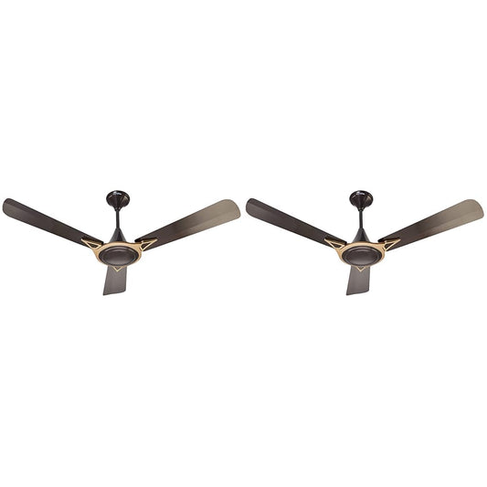 Crompton Premion Avancer Prime Antidust 1200 mm Ceiling Fan for Home | Star Rated Energy Efficicent Fans | 2 Years Warranty (Baker's Brown) (Pack of 2)