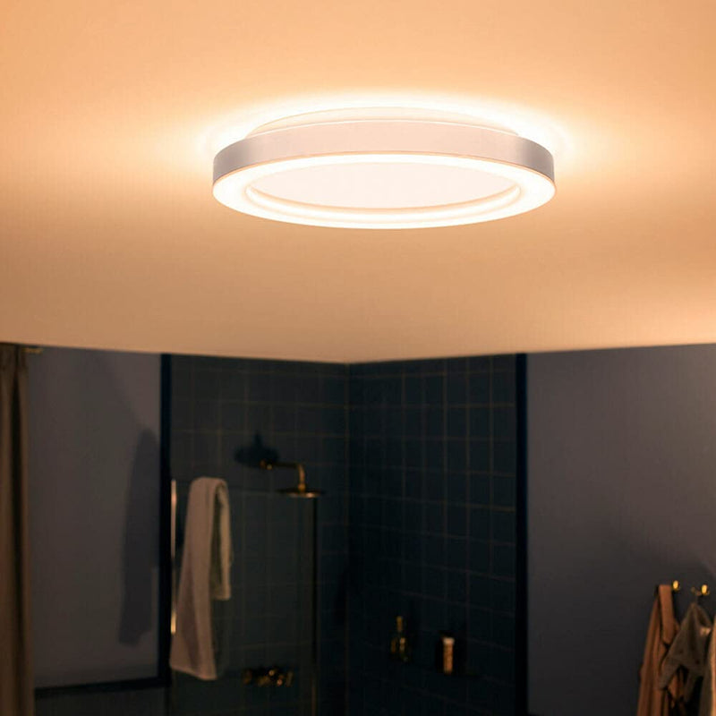 Philips Hue Adore Bathroom Smart Ceiling Light (White Ambiance) 40 Watts (Compatible with Amazon Alexa