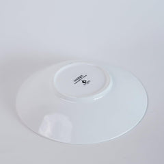 Magique by The Wishing Chair x ClayCraft : River of Flowers Coupe Pasta Plates Set of 2 | Ceramic Coupe Plates | Elegant Dinnerware for Pasta Salads Serving | Dishwasher Safe