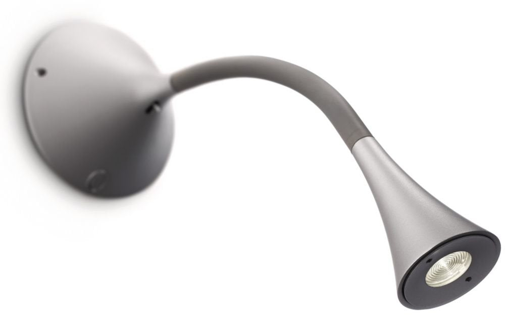 Philips Ledino Aluminium Wall Light - (Gray and 2.5-Watt) - 69064/87