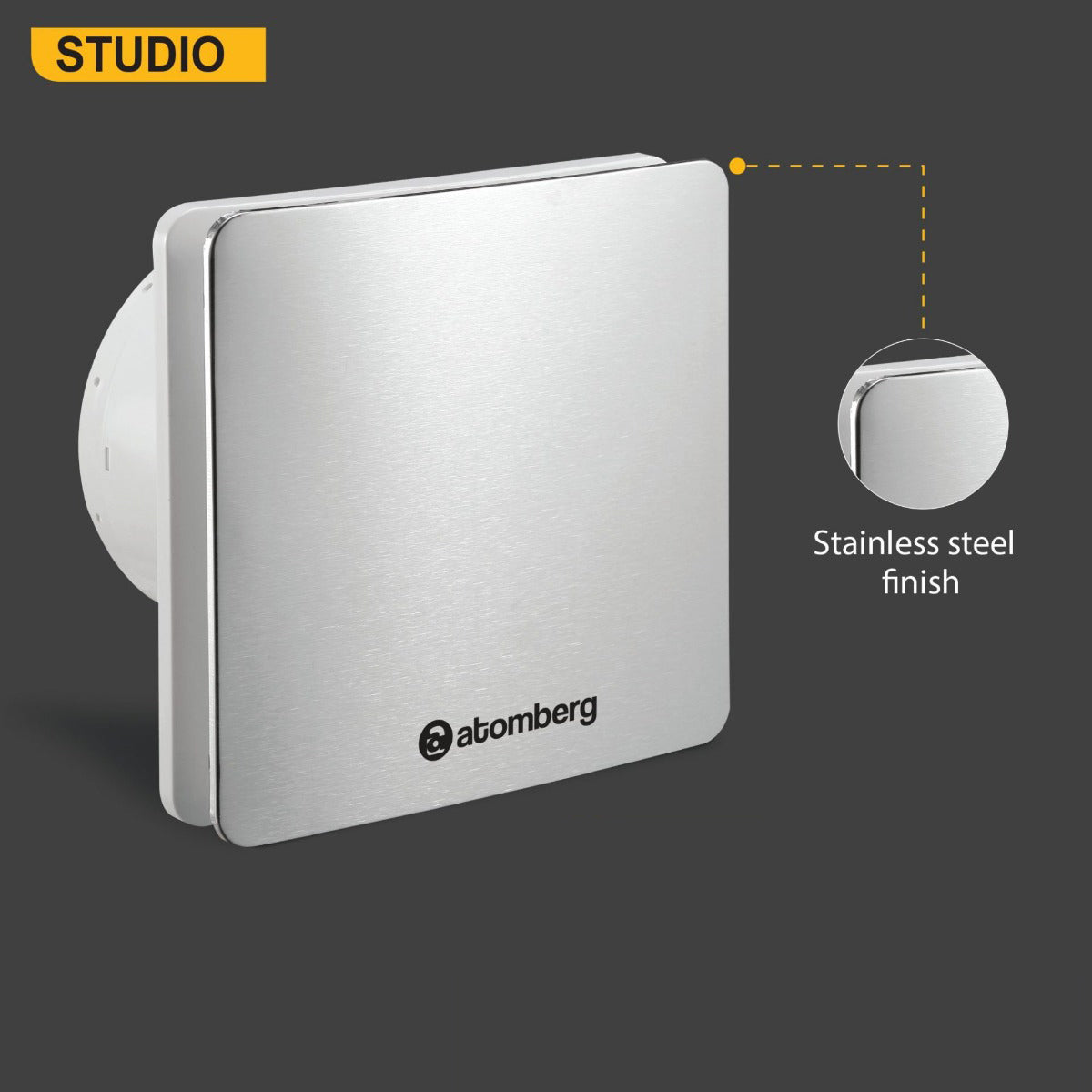 ATOMBERG 6", STUDIO, EXHAUST, STEEL
