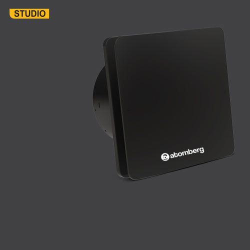ATOMBERG 6", STUDIO, EXHAUST, BLACK