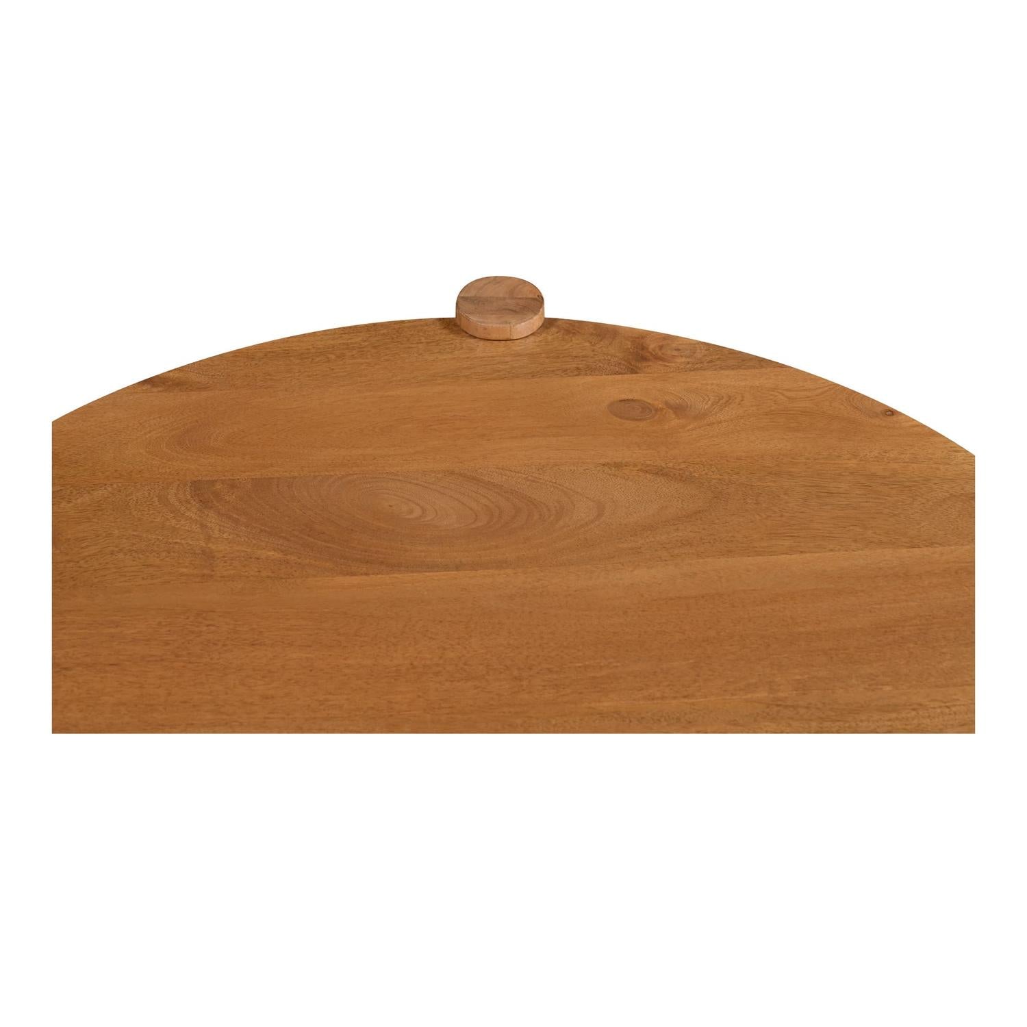 Titoz – Modern Round Mango Wood Coffee Table