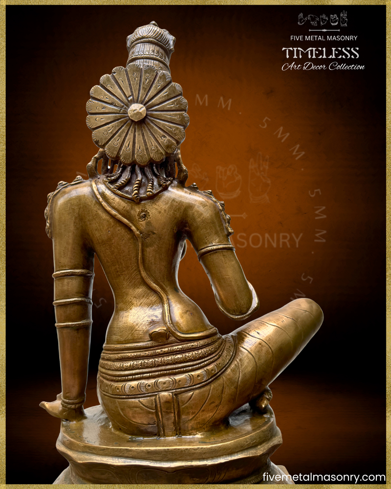 Parvati as Boga Shakti Panchaloha Bronze Icon - 21" - Timeless Collection