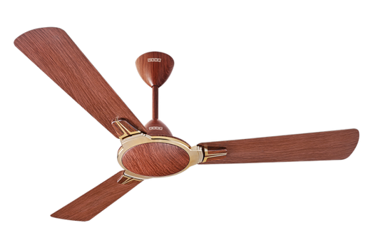 USHA 48", STRIKER PLATINUM R 1 STAR GBD, CEILING FAN, WOODEN WITH GOLD TRIMS