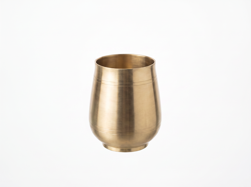 Handcrafted Kansa Glass – Traditional Damru Shape