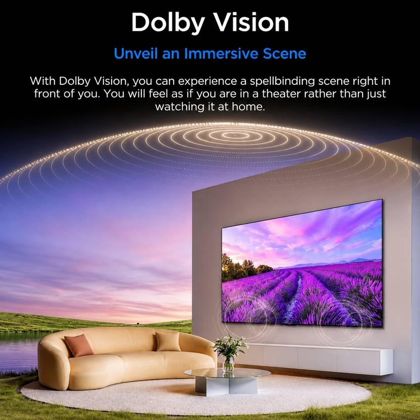 TCL P6L 108 cm (43 inch) Ultra HD (4K) LED Smart Google TV 2026 Edition with MEMC Dolby Vision-Atmos AipQ Processor Game Master HVA Panel & Metallic (43P6L/2026)-3