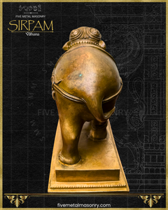 Gaja:Elephant Panchaloha Bronze Icon - 8" - Sirpam Collection