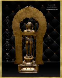 Dhandayudhapani Murugan Panchaloha Bronze Icon - 13" with arch - Masterpieces Collection