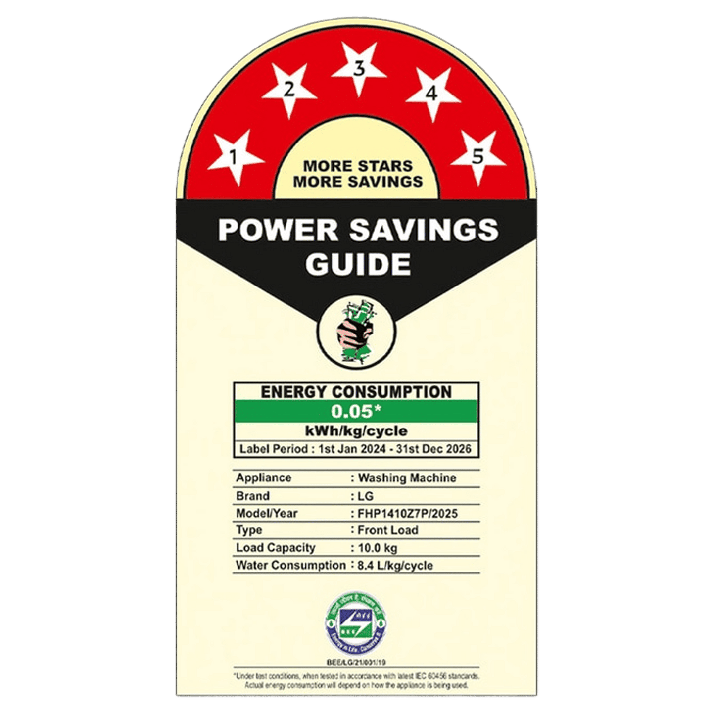 LG 10 kg 5 Star Fully Automatic Front Load Washing Machine (FHP1410Z7P.APSQEIL, Smart Diagnosis, Platinum Silver)