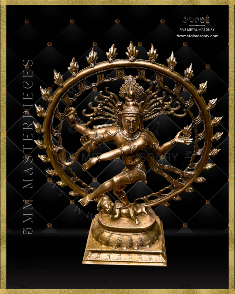 Nataraja Panchaloha Bronze Icon - 18" - Masterpieces Collection