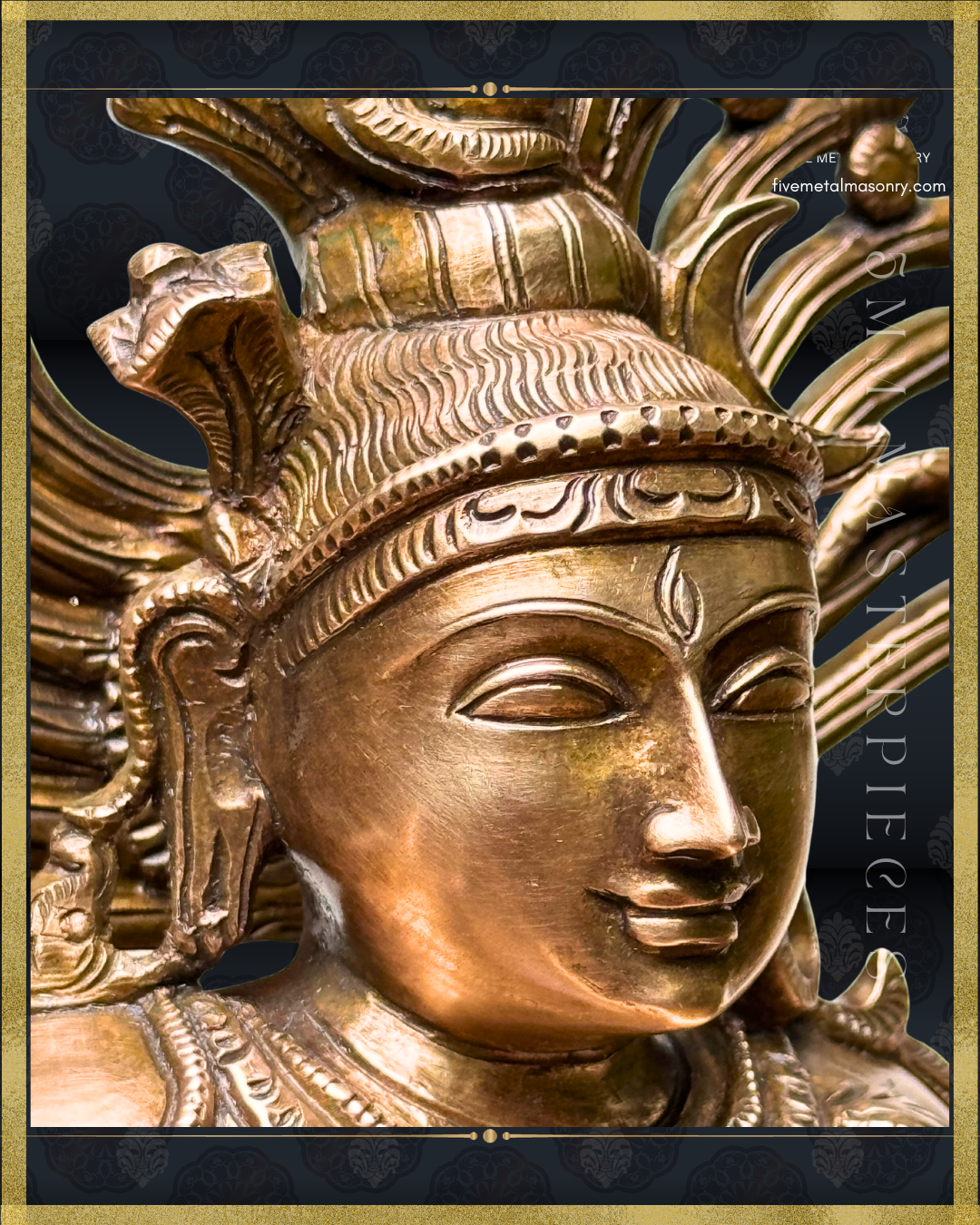 Nataraja Panchaloha Bronze Icon - 18" - Masterpieces Collection
