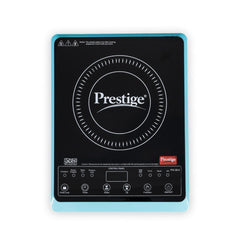 Prestige PIC 29.0 Induction Cooktop 2000W with Preset Indian Menu Options, Blue + Prestige TRIPLY Splendid 4 Pc Cookware Set: Fry Pan 22cm, Kadai 22cm, Saucepan 14cm, SS Lid 24cm, 15Y Warranty