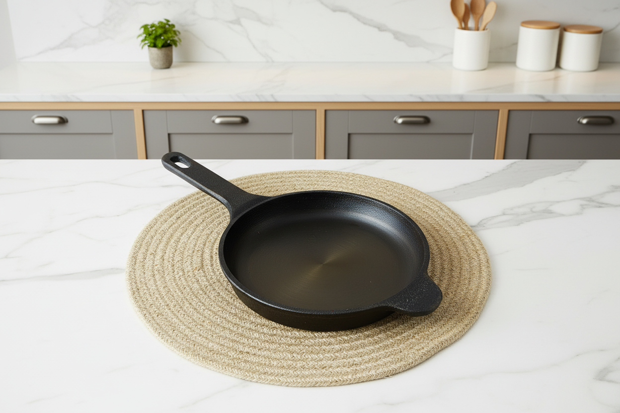 SUPER SMOOTH Cast Iron OMELETTE Pan