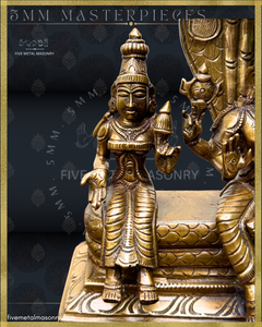 Vaikunta Narayana Panchaloha Bronze Icon Set - 7"-  Masterpieces Collection