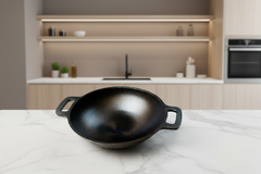 SUPER SMOOTH Cast Iron Kadai (WOK MODEL)