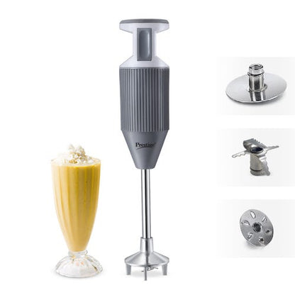 Prestige BlendX Hand Blender| 250W Motor| Versatile Blades| Stainless Steel Rod| ISI Certified