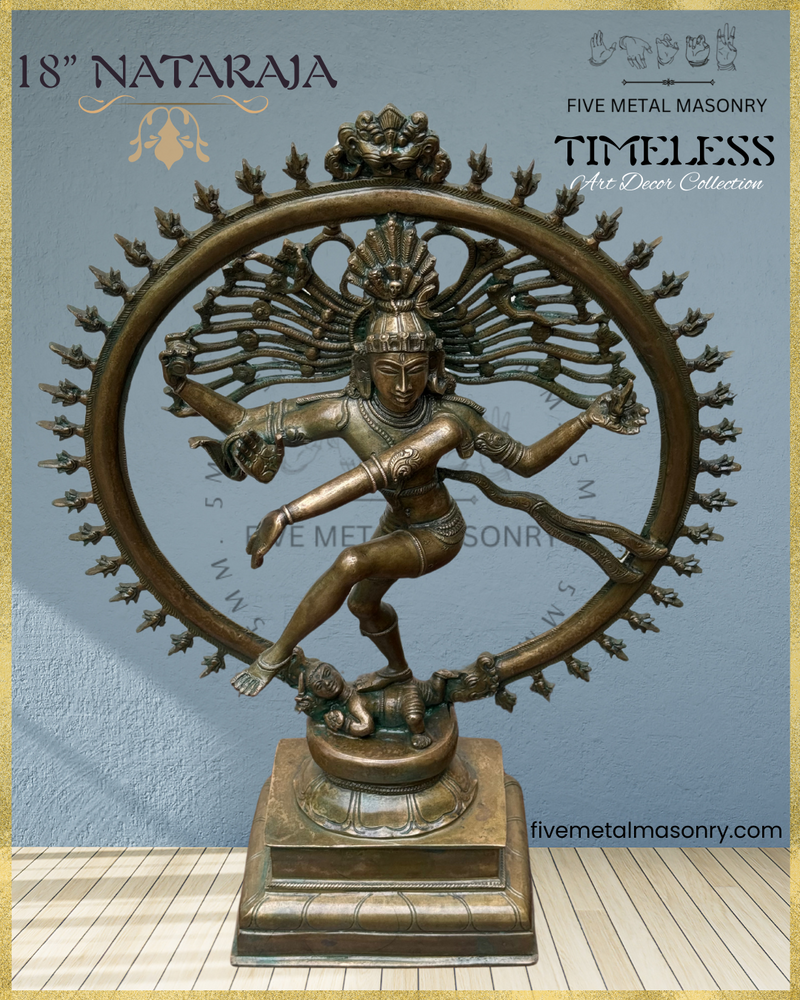 Nataraja Panchaloha Bronze Icon - 18" - Timeless Collection