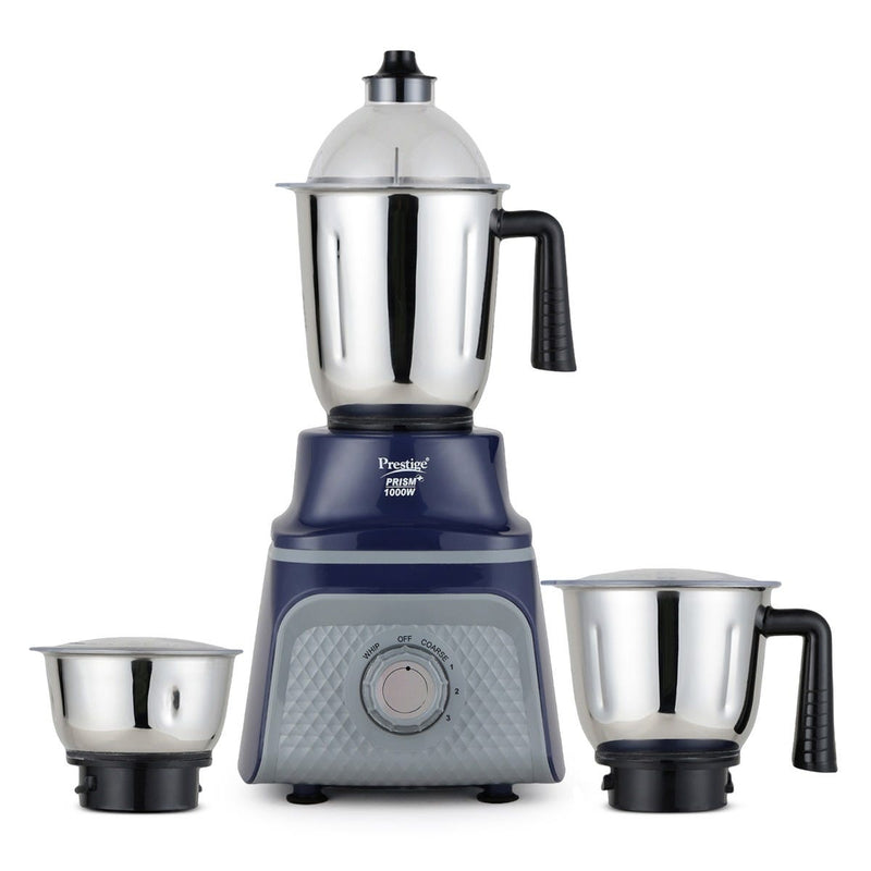 Prestige Prism Plus 1000W Mixer Grinder with 3 Stainless Steel Jars – 1.5L Wet Jar, 1.0L Dry Jar, 450ml Chutney Jar | 4-Speed Heavy Duty Motor, Prestige 1.5L PMC 3.0 Plus Multi Kettle / Multi Cooker