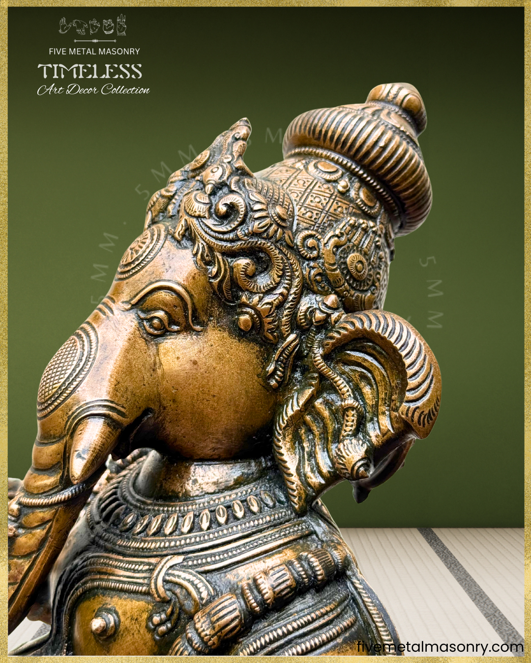 Mappillai Ganesha - Panchaloha Bronze Icon - 25"- Timeless Collection