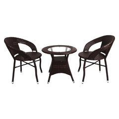 Thyme Outdoor Patio Seating Set 2 Chairs and 1 Table Set