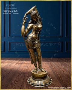 Apsara  Panchaloha Bronze Icon - 22"- Timeless Collection