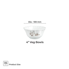 Aurelia Collection 6 Pcs Bowl Set - ARASHI (Treo By Milton)