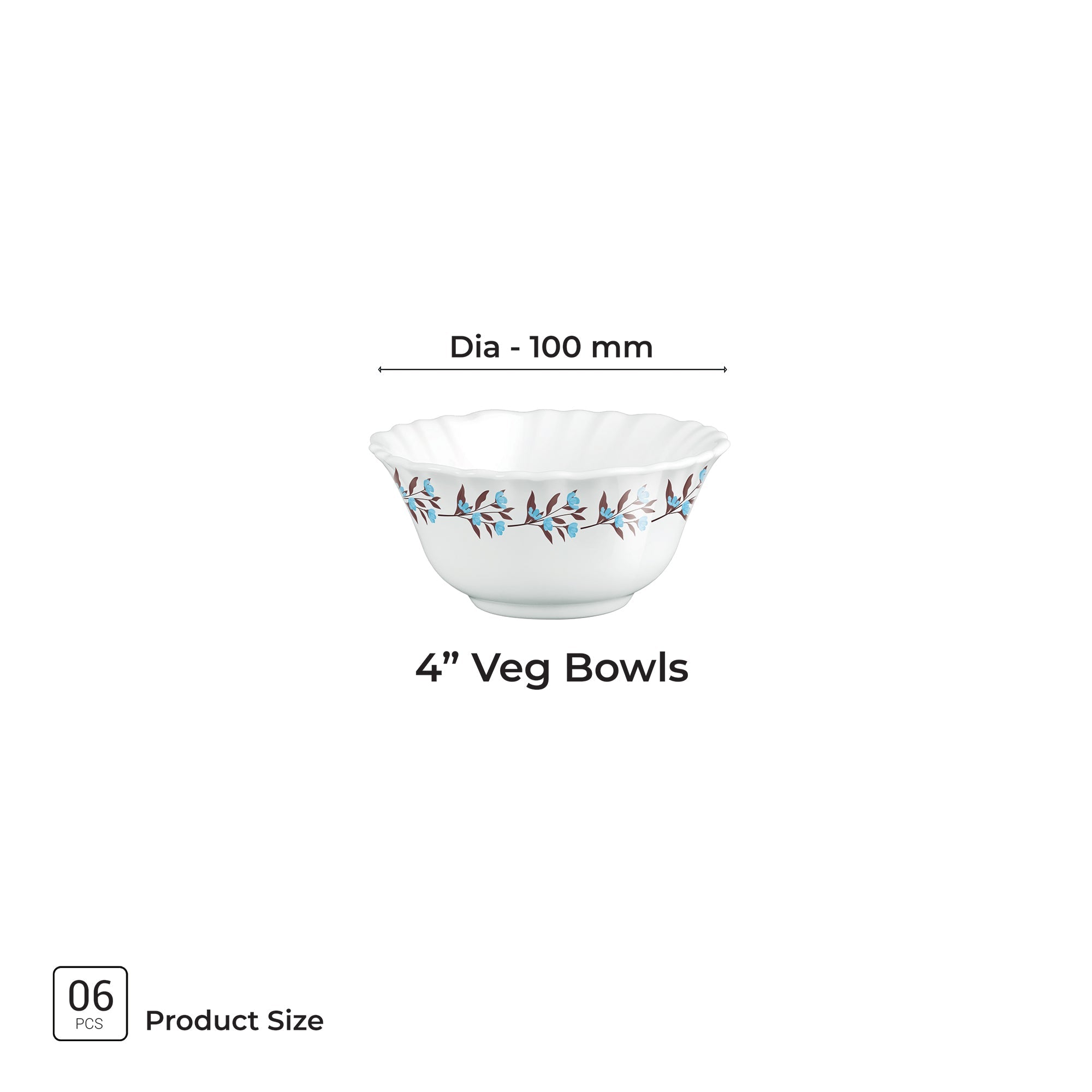 Aurelia Collection 6 Pcs Bowl Set - LAVELLE (Treo By Milton)