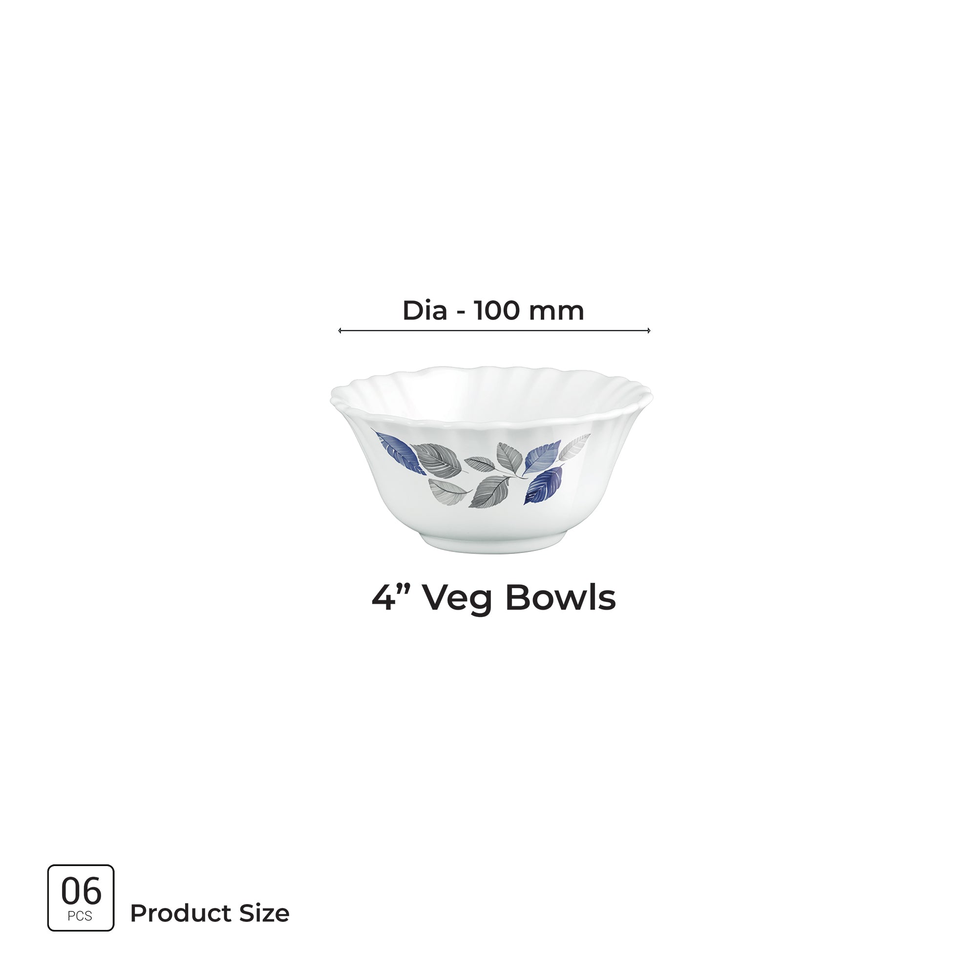 Aurelia Collection 6 Pcs Bowl Set - LUNIS (Treo By Milton)
