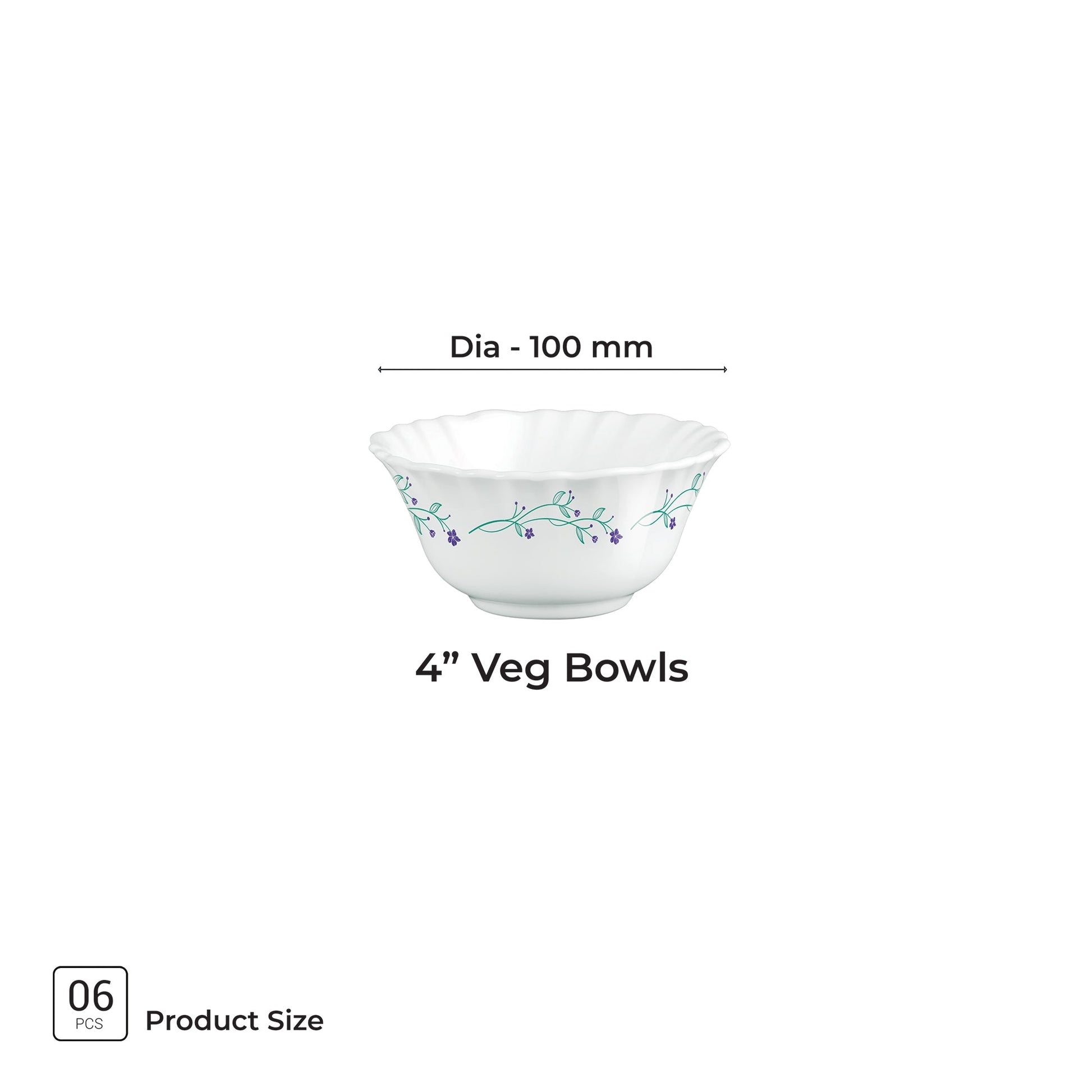 Aurelia Collection 6 Pcs Bowl Set - MUREL (Treo By Milton)