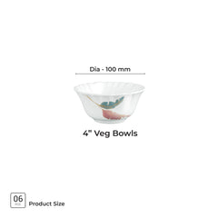Aurelia Collection 6 Pcs Bowl Set - PALMA (Treo By Milton)