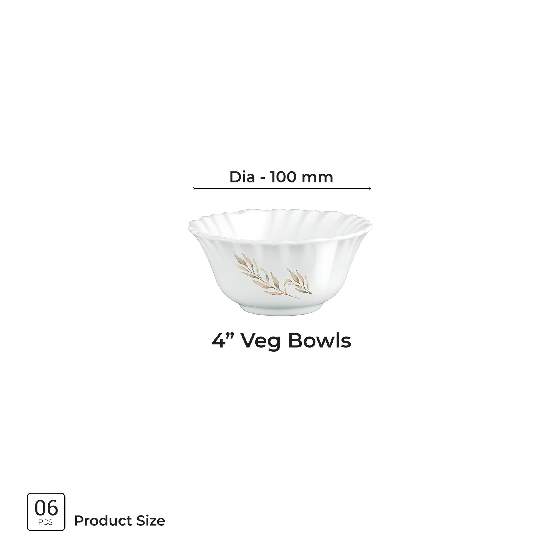 Aurelia Collection 6 Pcs Bowl Set - SELENE (Treo By Milton)