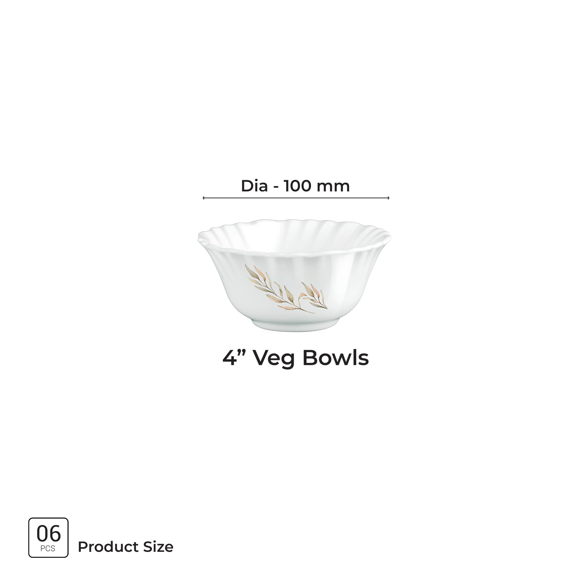 Aurelia Collection 6 Pcs Bowl Set - SELENE (Treo By Milton)