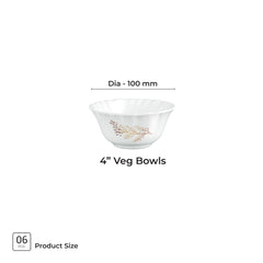 Aurelia Collection 6 Pcs Bowl Set - SILVIA (Treo By Milton)