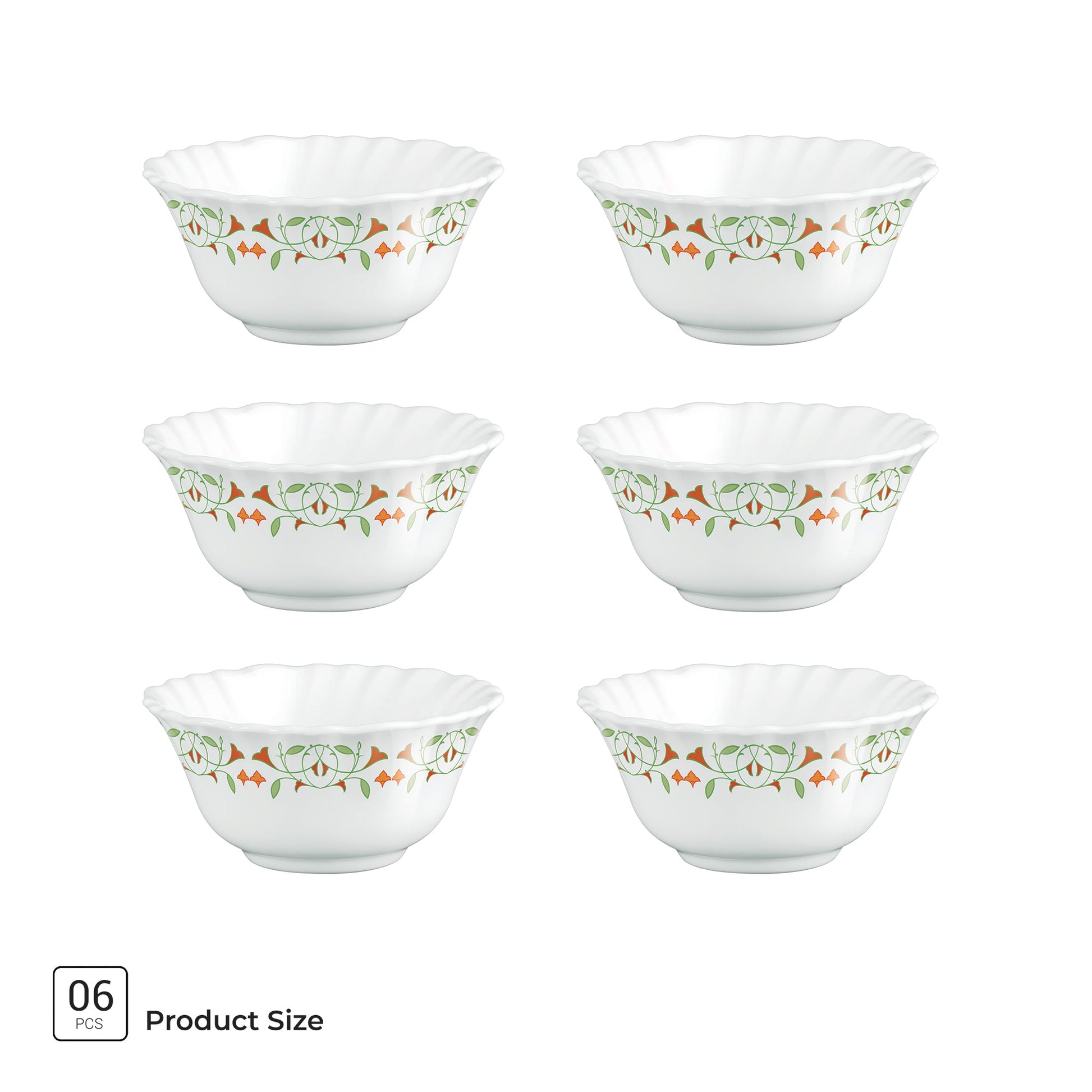Aurelia Collection 6 Pcs Bowl Set - MEENA (Treo By Milton)