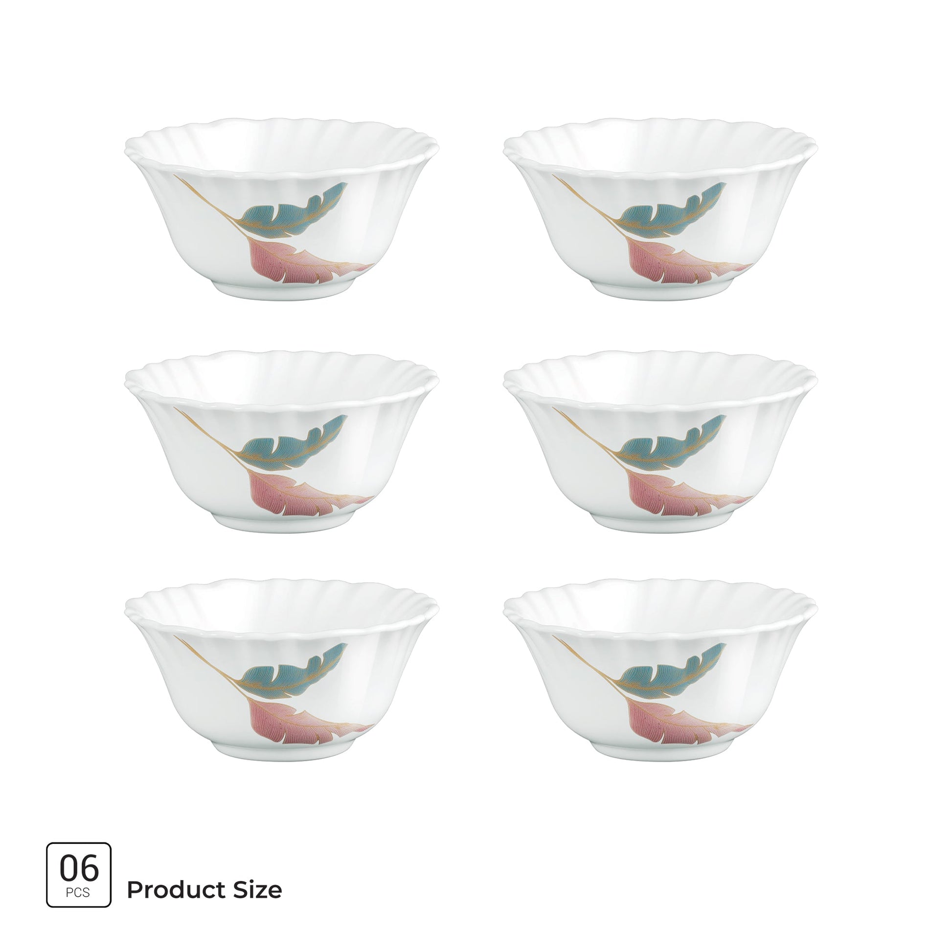Aurelia Collection 6 Pcs Bowl Set - PALMA (Treo By Milton)
