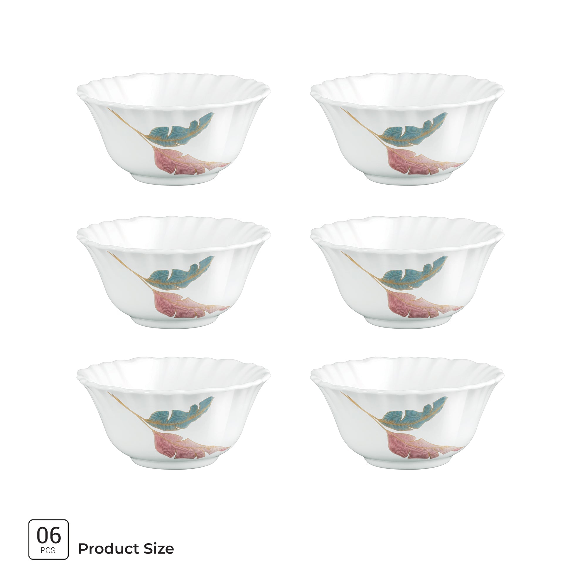 Aurelia Collection 6 Pcs Bowl Set - PALMA (Treo By Milton)