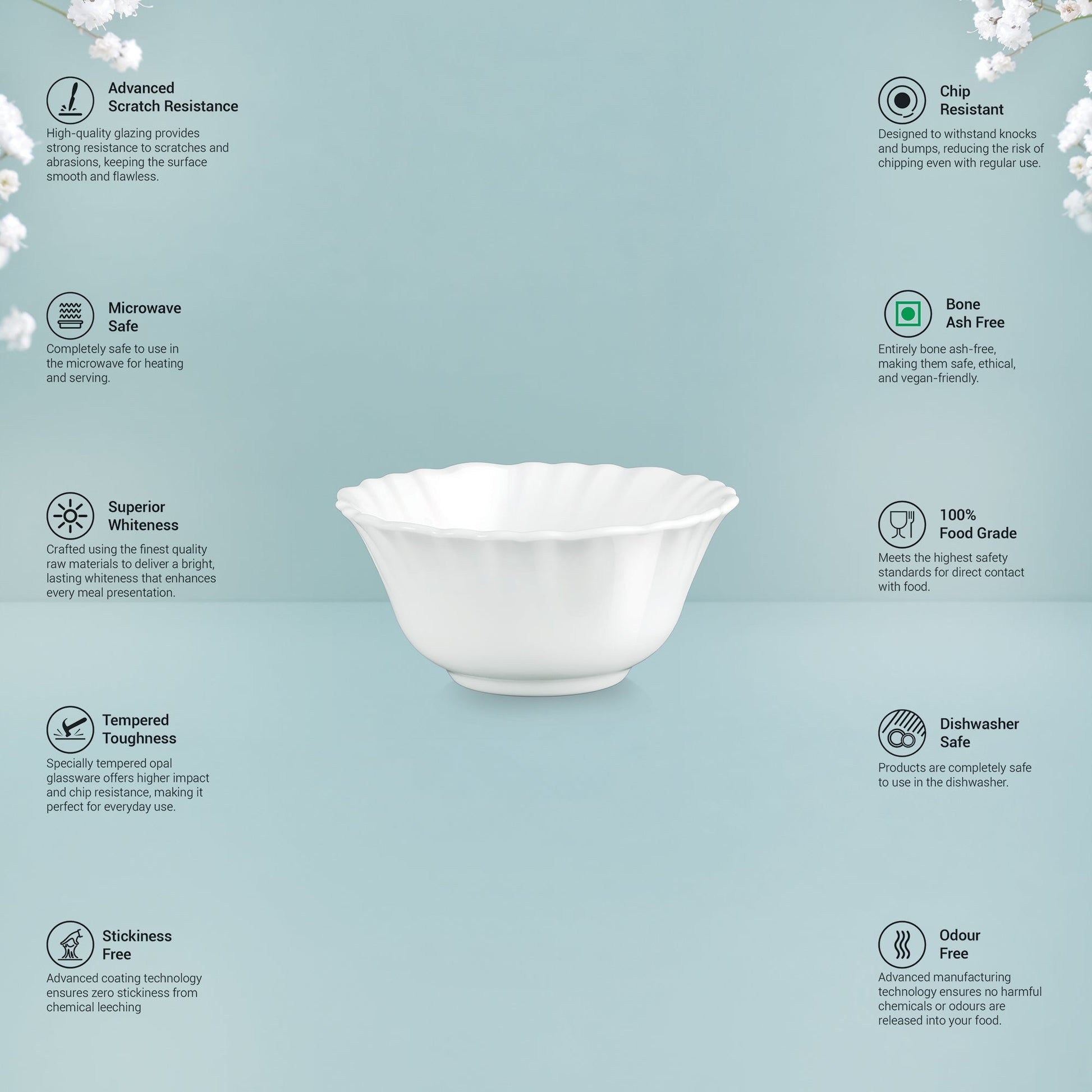 Aurelia Collection 6 Pcs Bowl Set - MUREL (Treo By Milton)