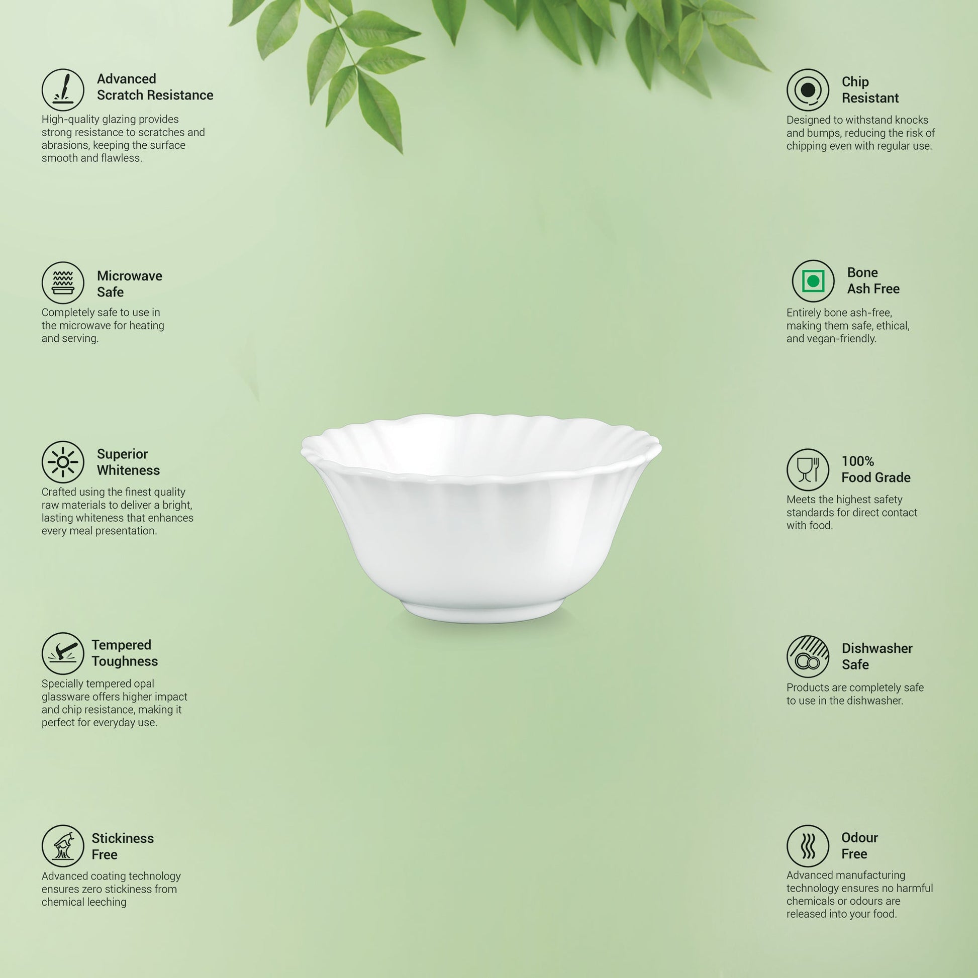 Aurelia Collection 6 Pcs Bowl Set - VERDINIA (Treo By Milton)