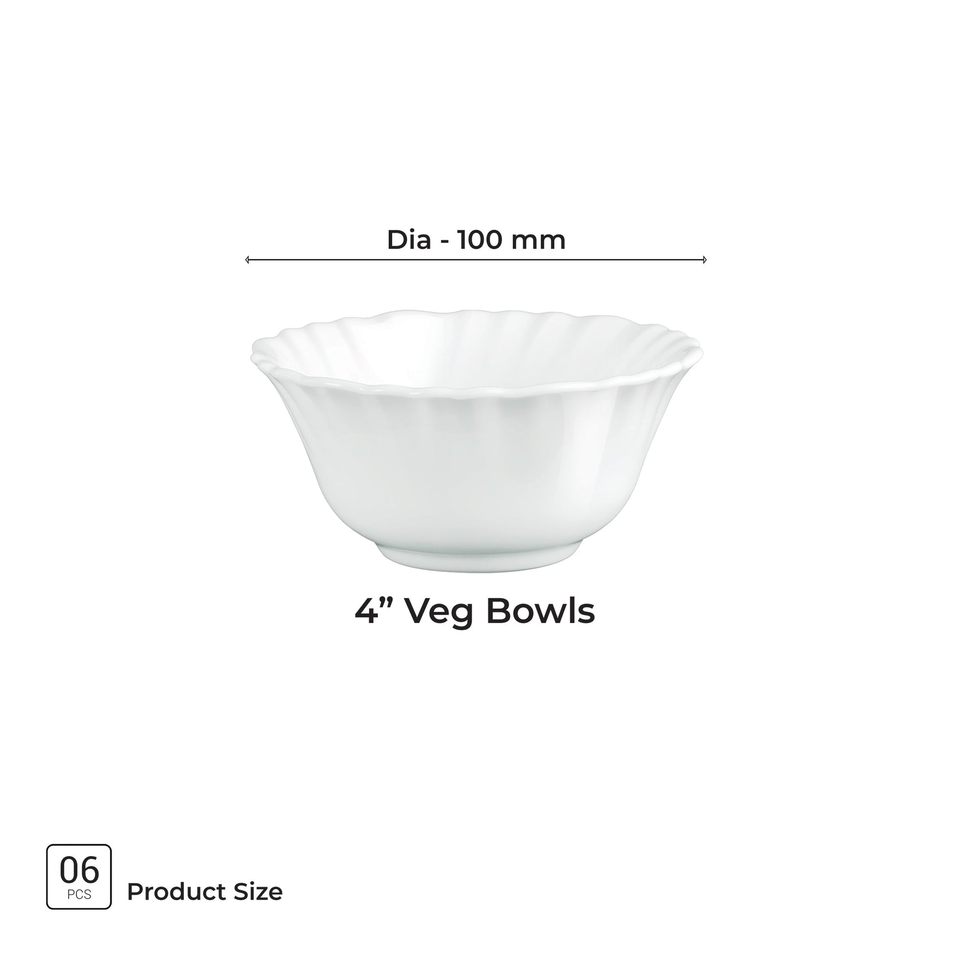 Aurelia Collection 6 Pcs Bowl Set - (Treo By Milton)