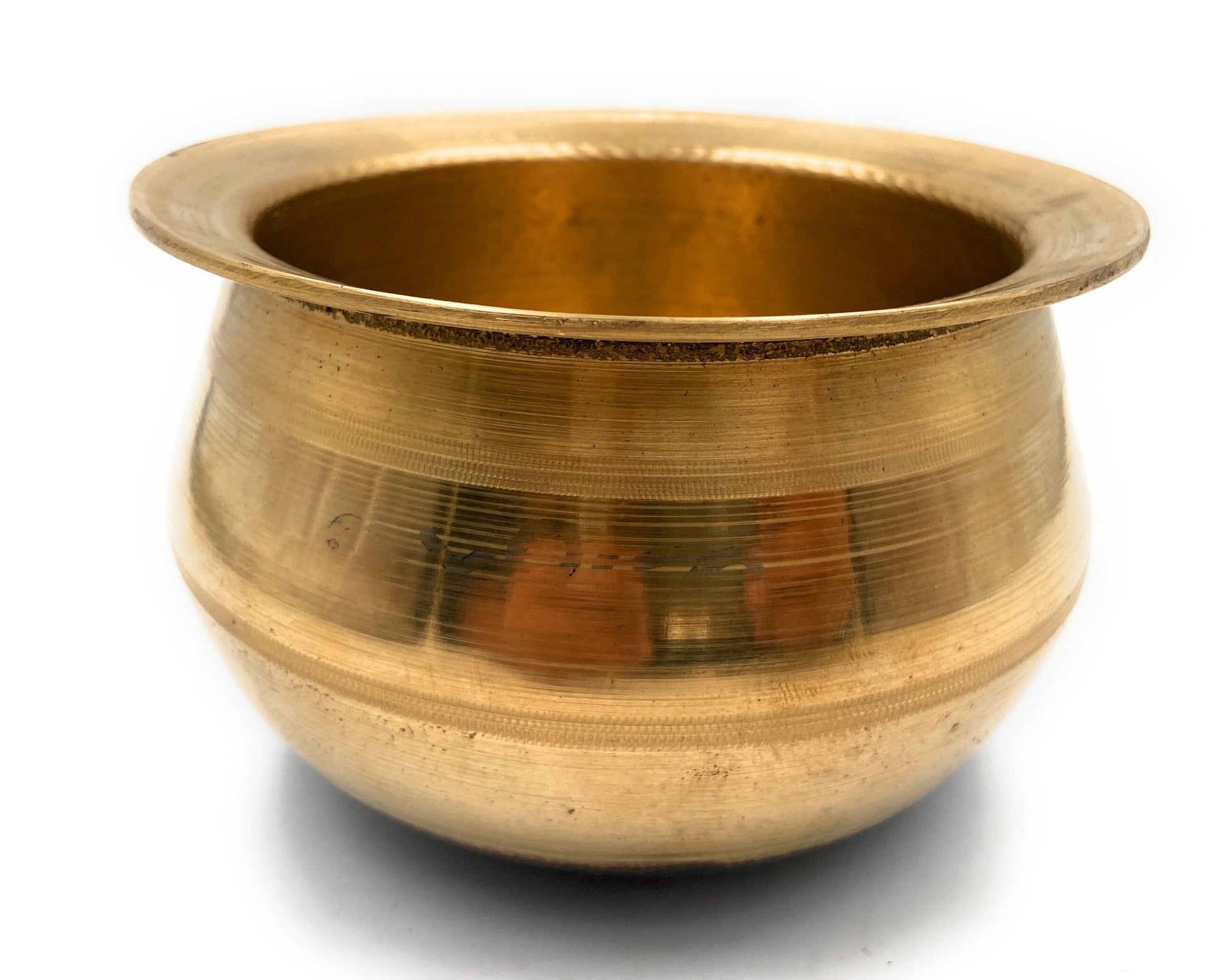 Bhunes Brass Bowl, Bowls, Pittal Ka Katora,Gold, 3.5 Inch, 1 Piece
