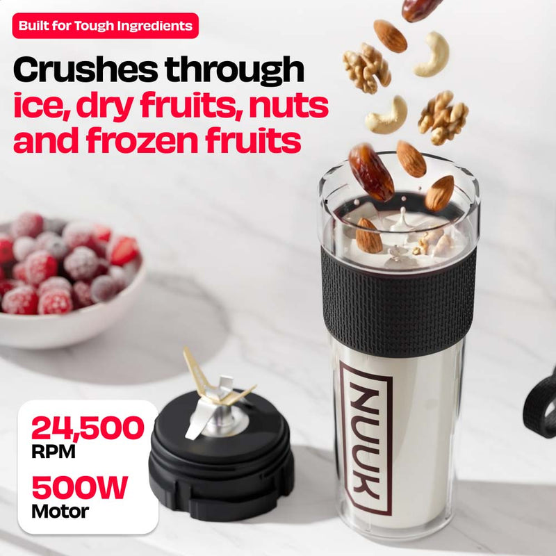 KRUSH | Compact Mixer Grinder with Go Jar
