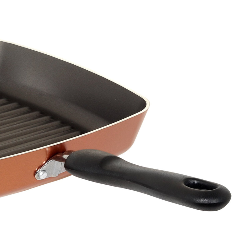 Meyer Non-Stick 2-Piece Cookware Set, Frypan + Grillpan (Suitable For Gas & Electric Cooktops)