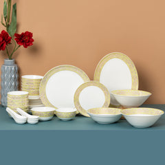 JCPL Urmi Aroma Dinner Set of 34 (AS1), For Family of 6